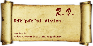Répási Vivien névjegykártya